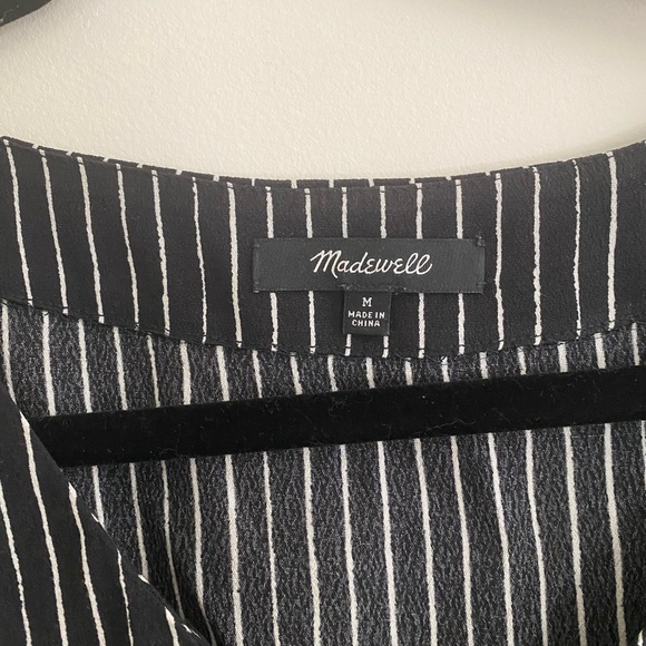 Madewell Novel Dress in Chalkboard Stripe - Picture 6 of 9